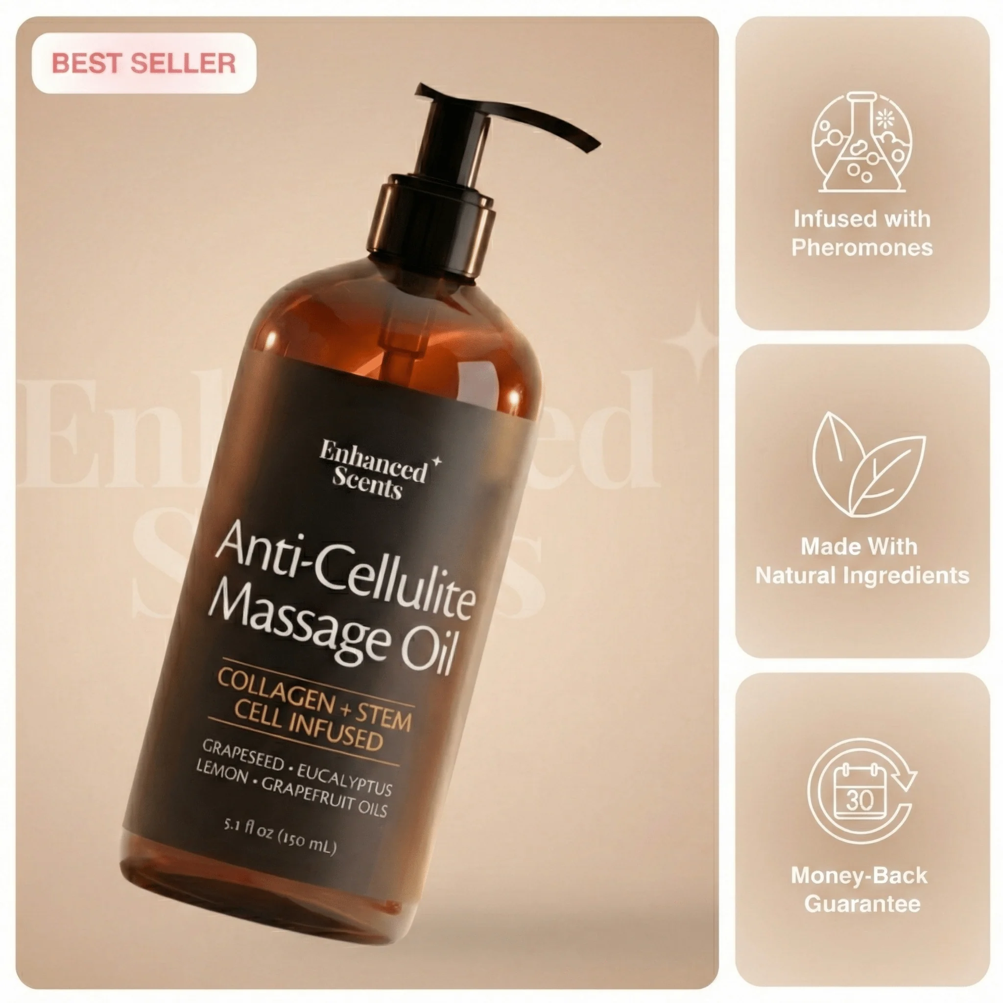 Enhanced Cellulite Massage Oil - Image 2